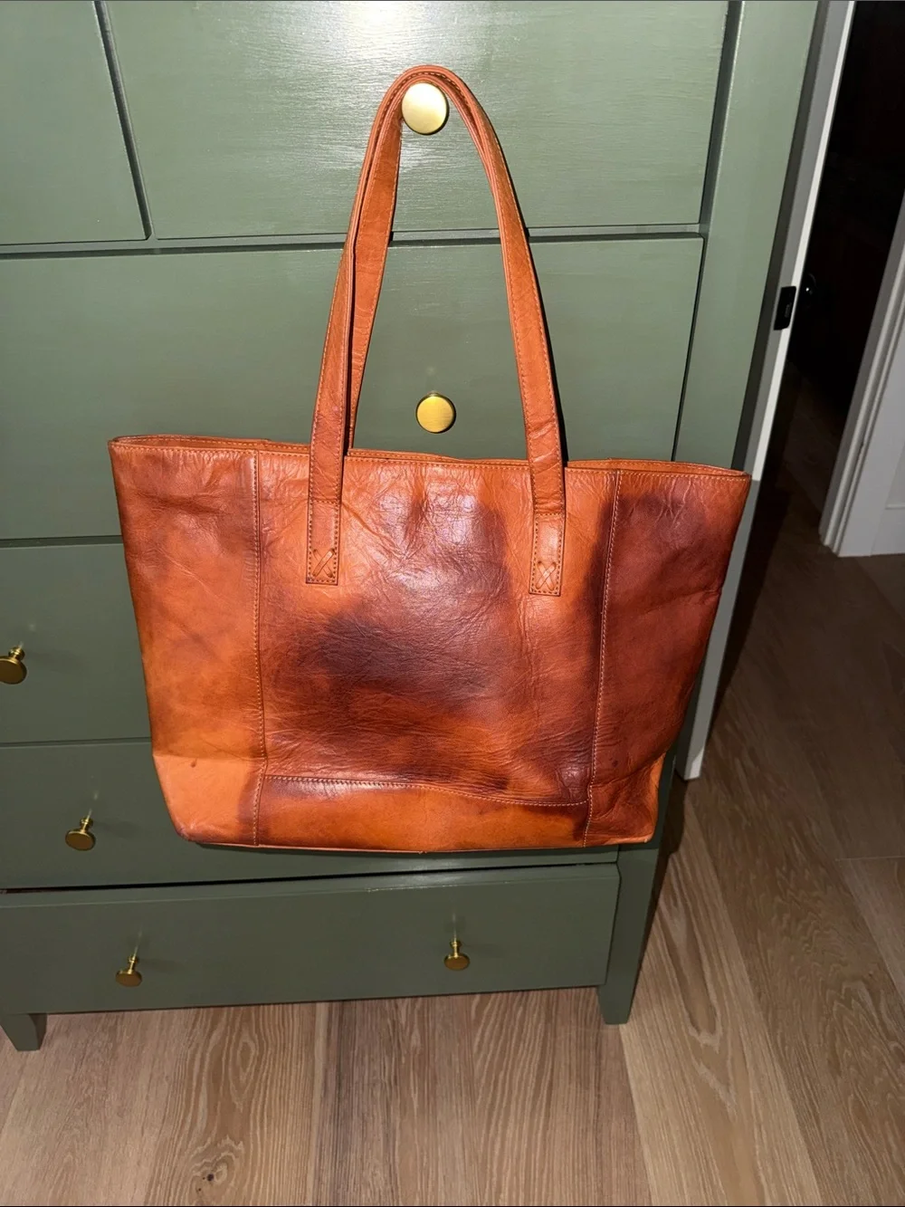 Noonday Collection Modern Leather Tote